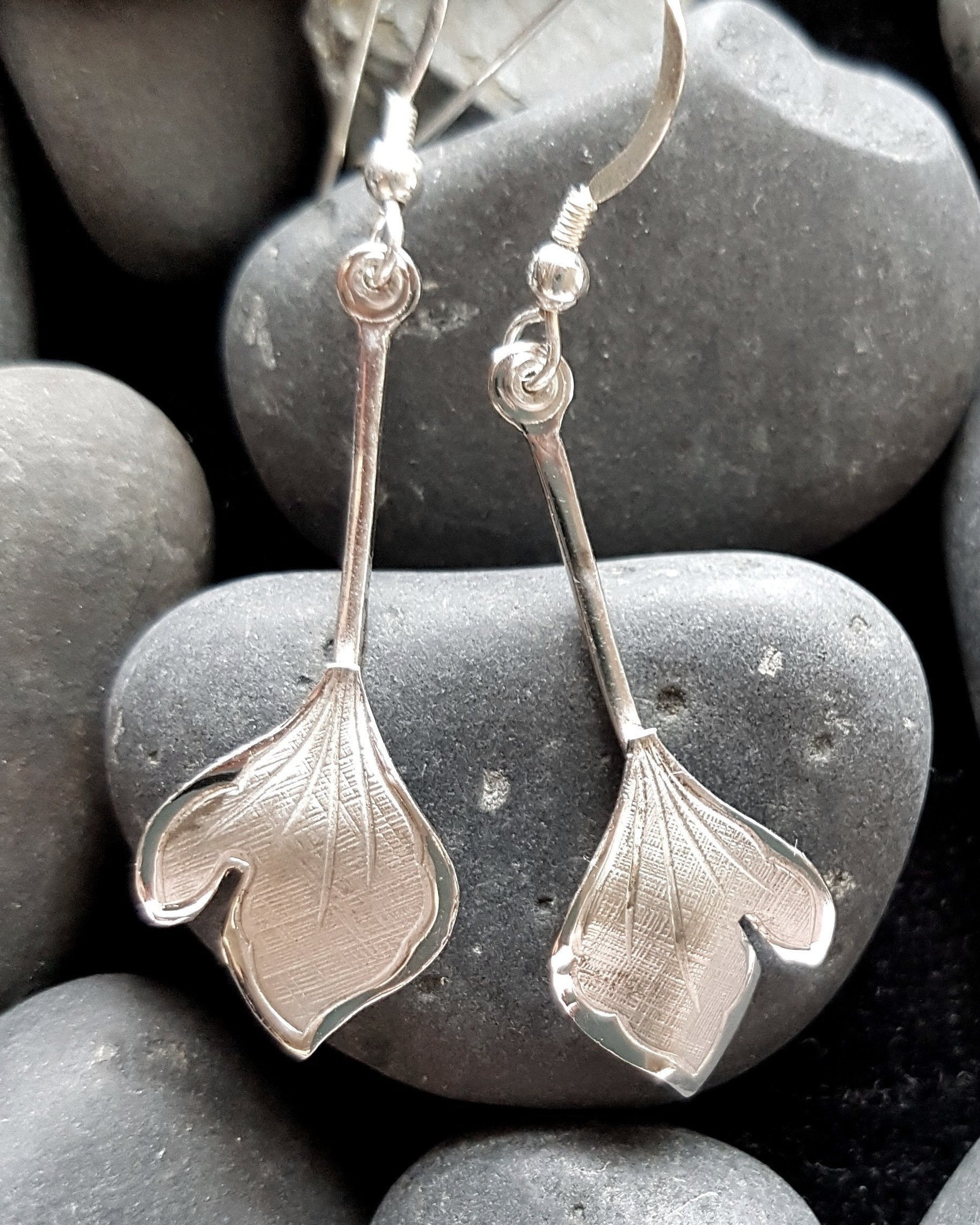 Long Leaf Earrings