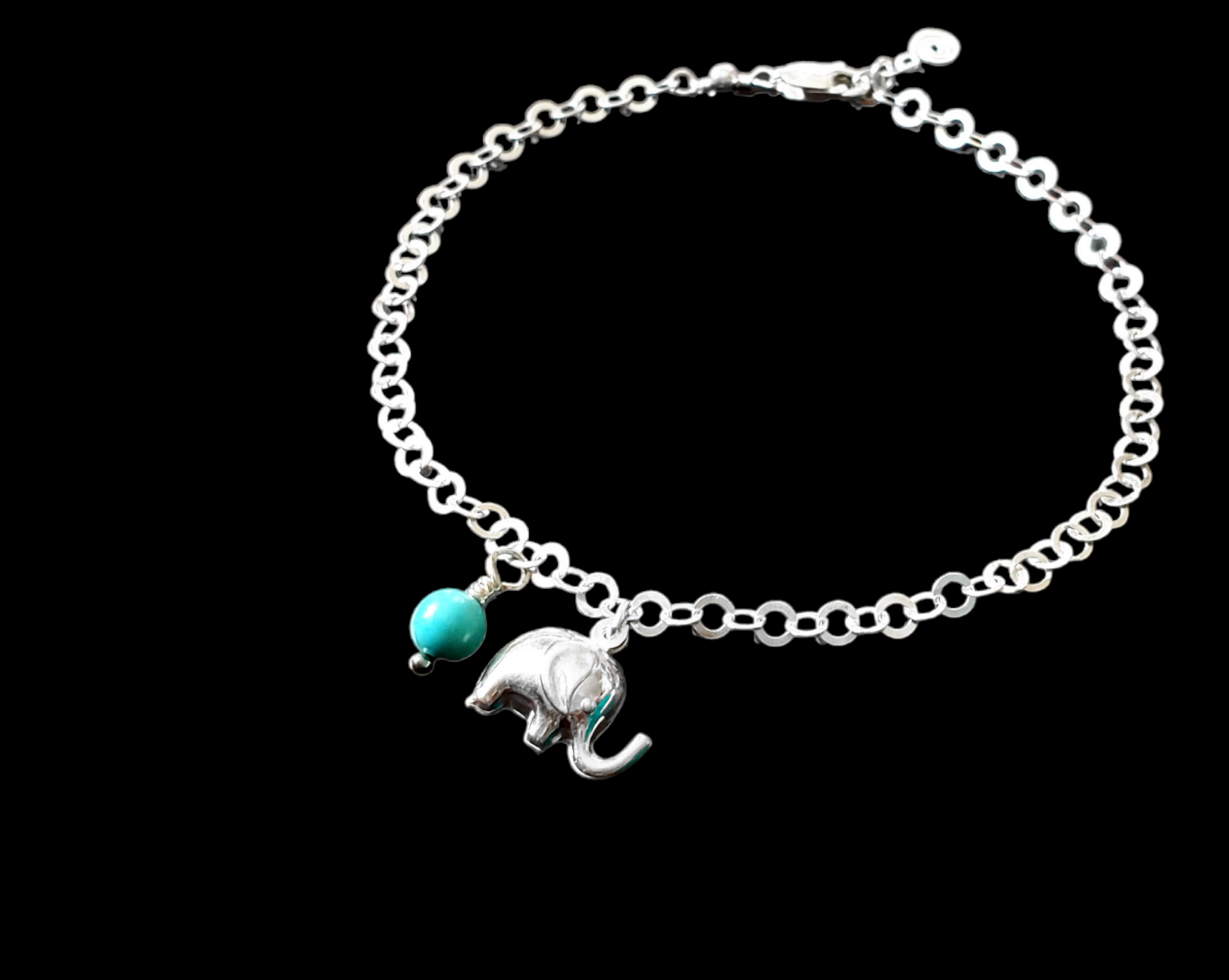 Personalised 2025 elephant bracelet