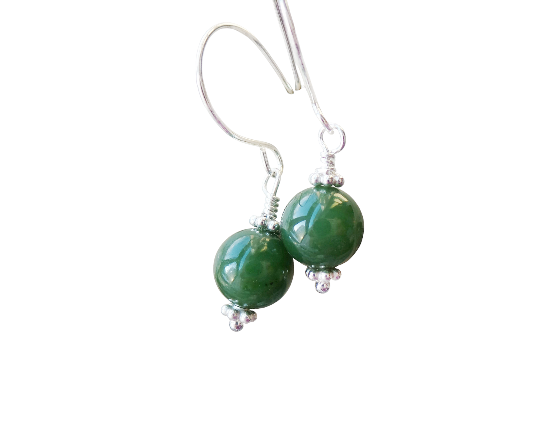 Vintage Canadian BC Jade Dangle Earrings – Anything's Possible Jewellery