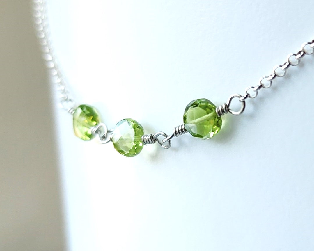 Peridot Today Tomorrow & Forever Necklace