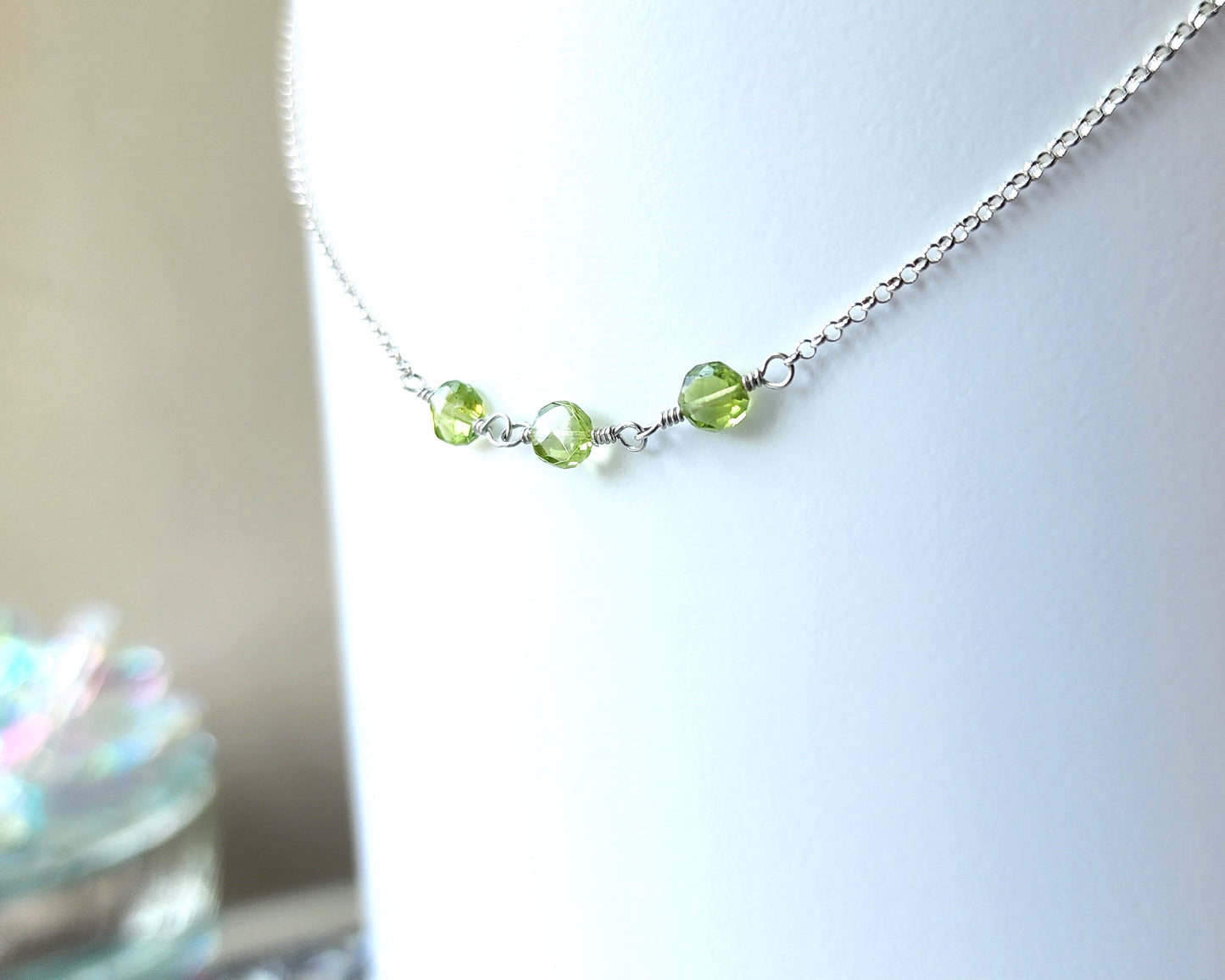 Peridot Today Tomorrow & Forever Necklace