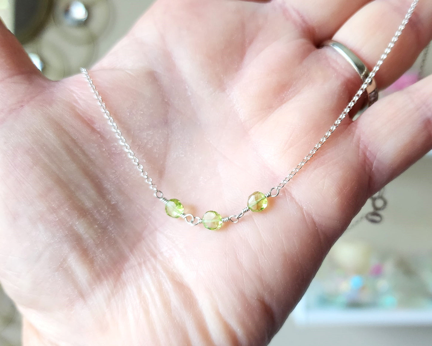 Peridot Today Tomorrow & Forever Necklace