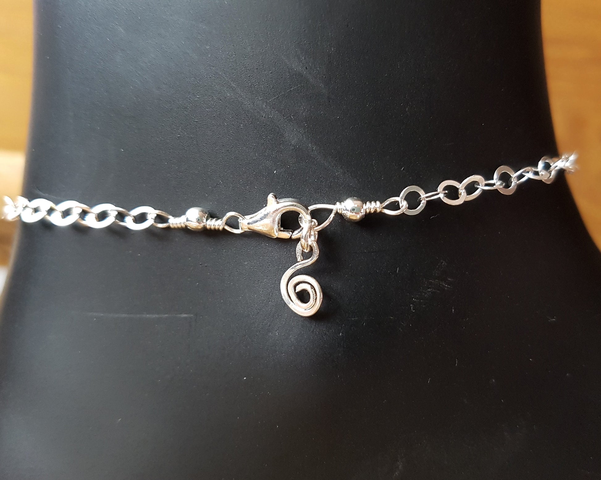 Lobster Claw Clasp with Celtic Eternity Coil Pendant