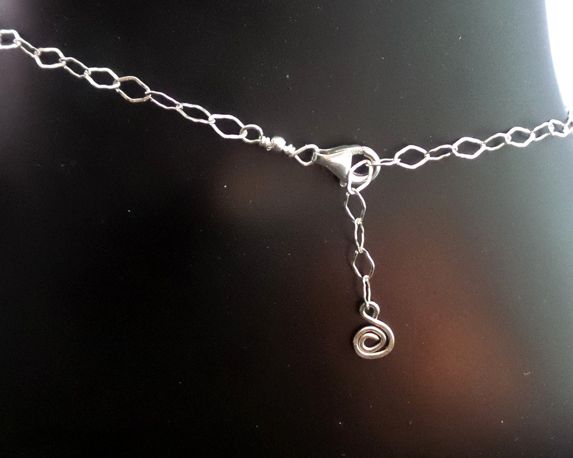 Tree Of Life Birthstone Ankle Bracelet-Sterling Silver-Gemstone-Personalized Anklet