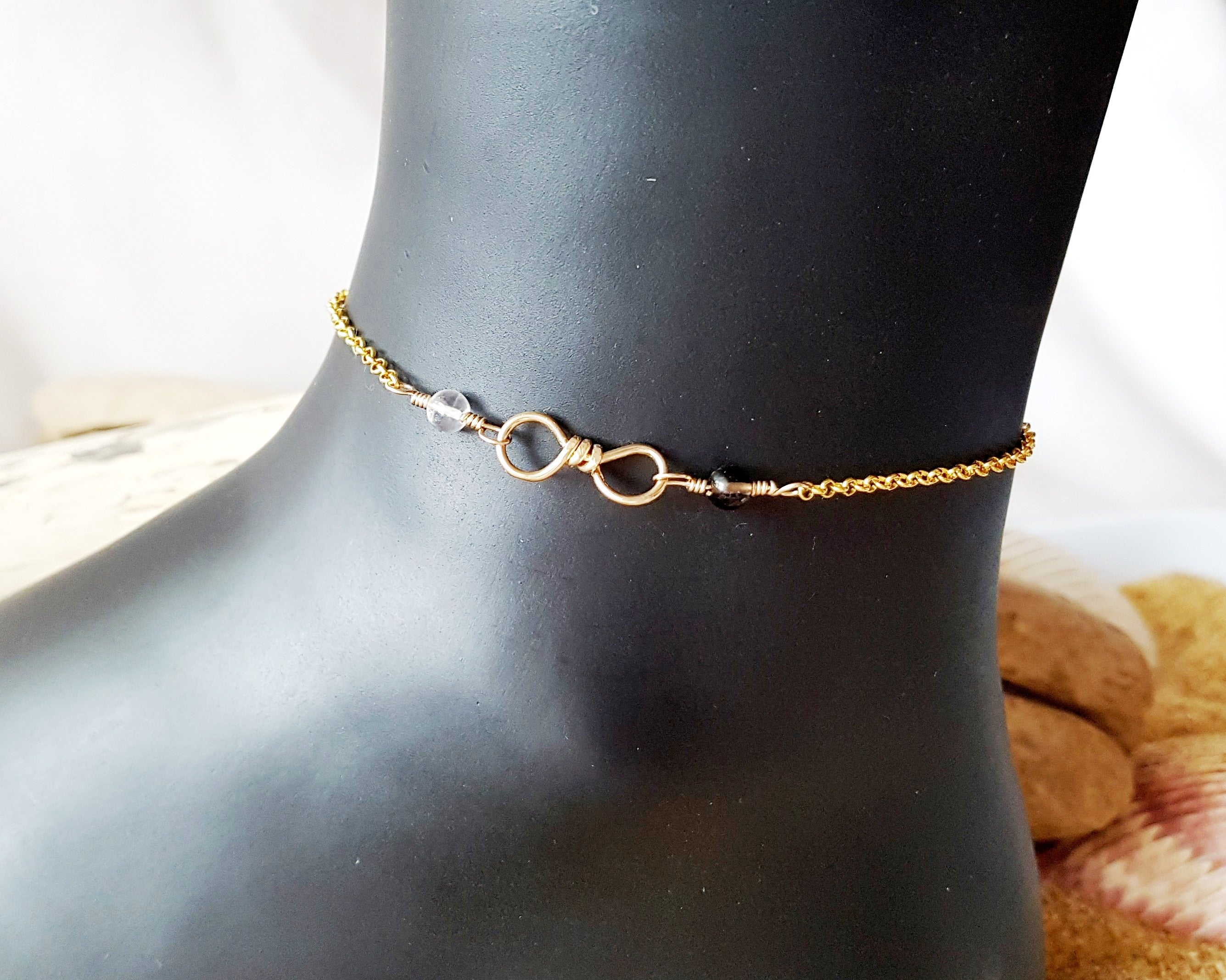 Personalized on sale gold anklets