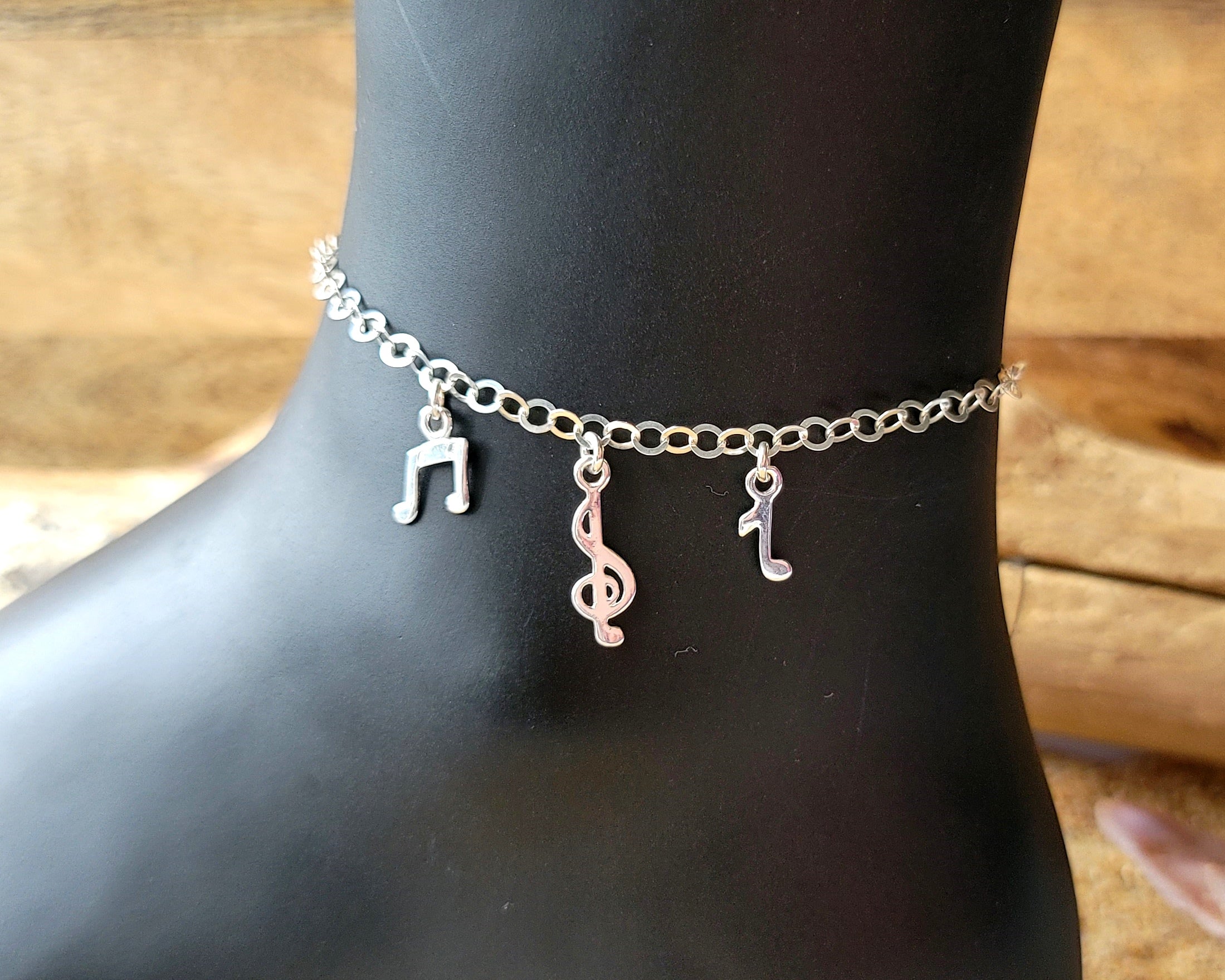 Handmade Braided Rope Bracelet Stainless Steel Musical Note Charm Bracelets  for Women Men Couple Friendship Jewelry Friend Gift