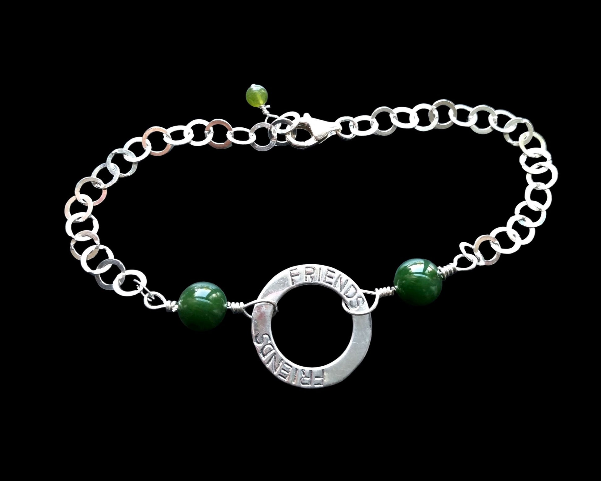 Eco Friendship Vintage Jade  Bracelet