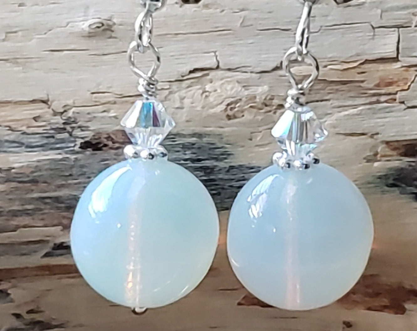 Opal Sparkle Crystal Delight Earrings