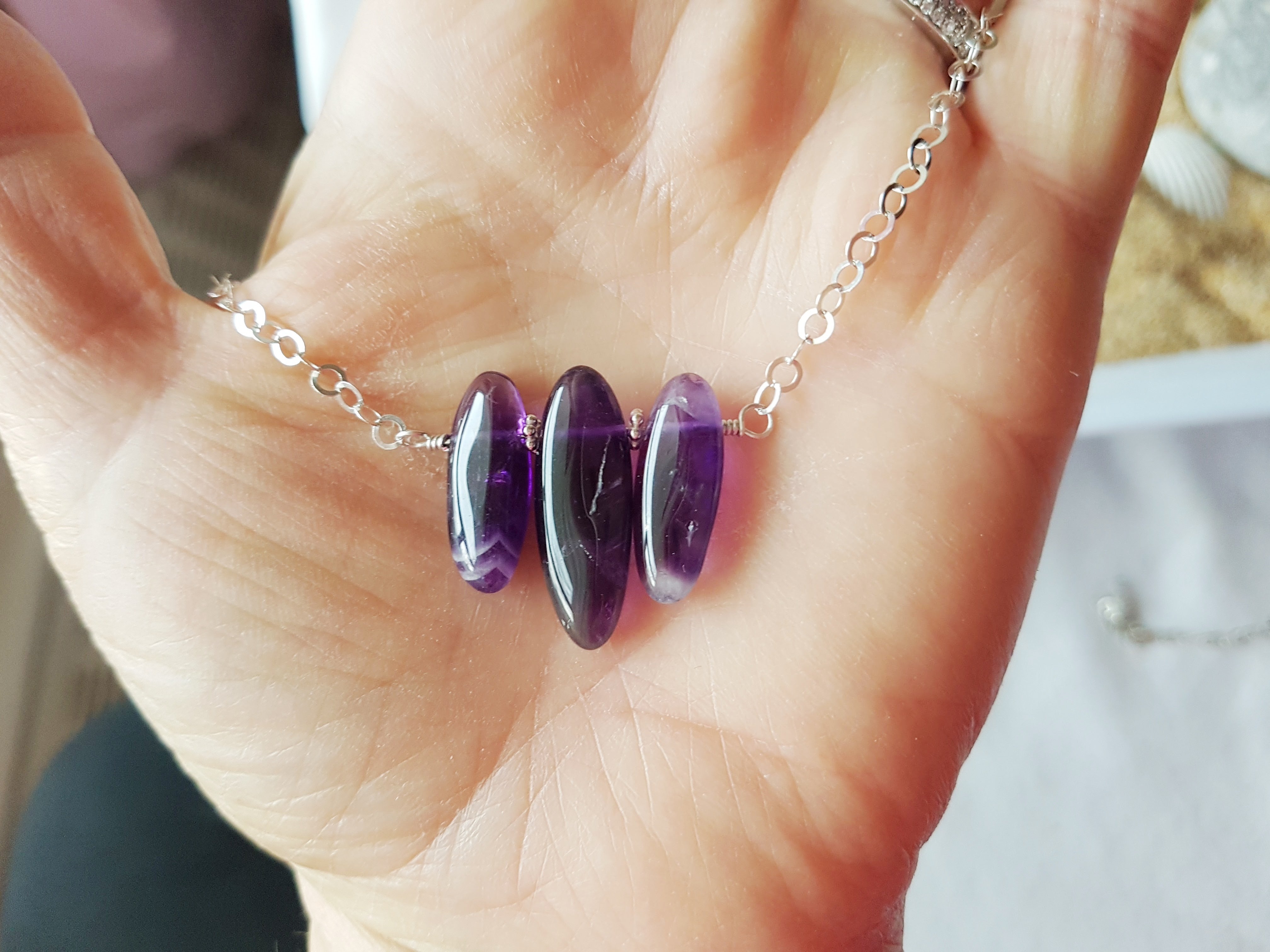 Jewelry with hot sale purple stones