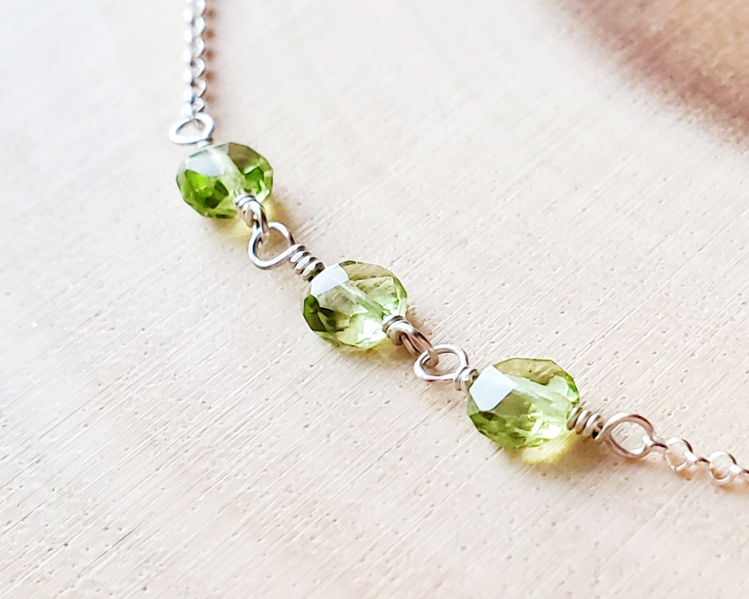 Peridot Today Tomorrow & Forever Necklace – Anything's Possible